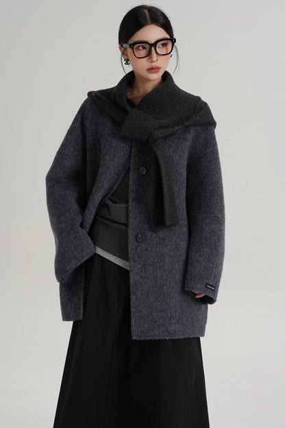 Temperament Woolen Coat