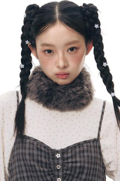 Plaid Ruffled Camisole Dress