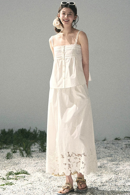 Cloud Lace Two-Piece Set-Up