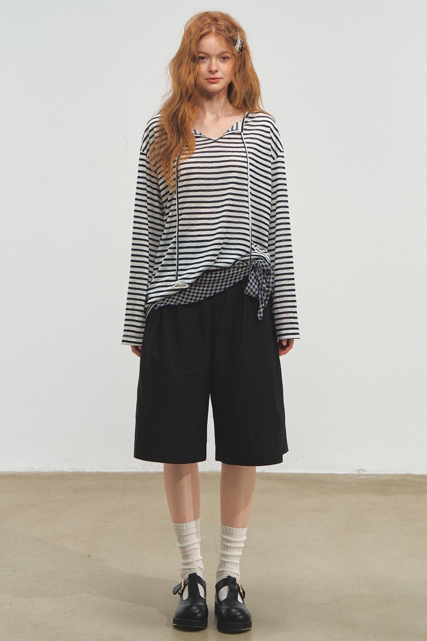 Sunshine Stripes Long Sleeve Smock
