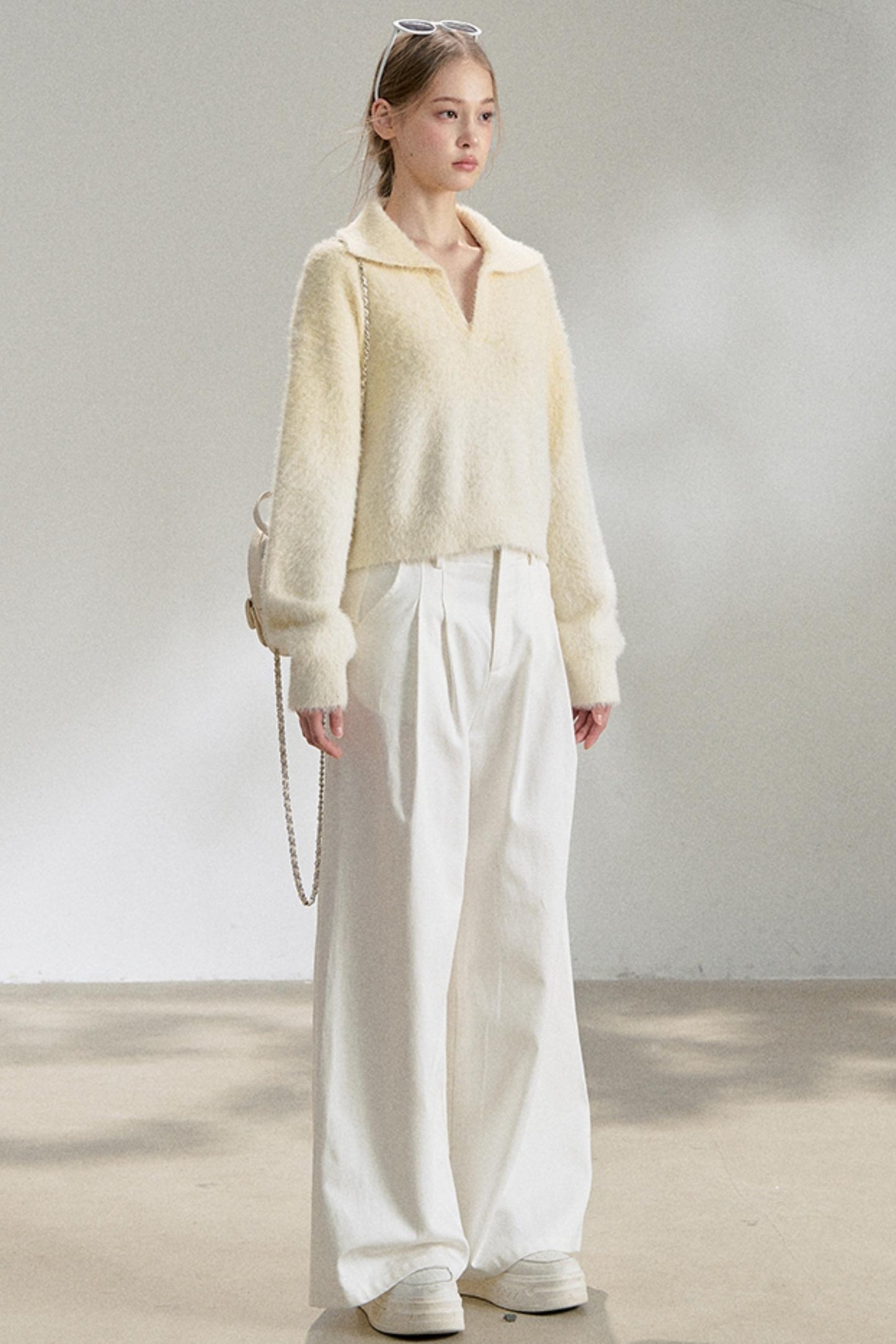 Soft Gradient Mohair Sweater