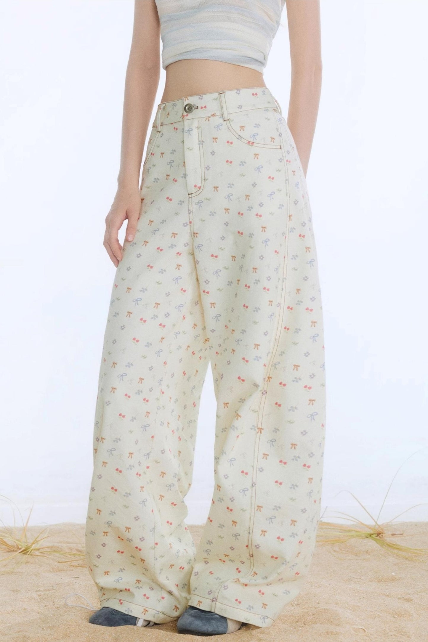 Cloud Fudge Floral Pants