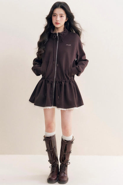 Lazy Casual Sweatshirt Dress