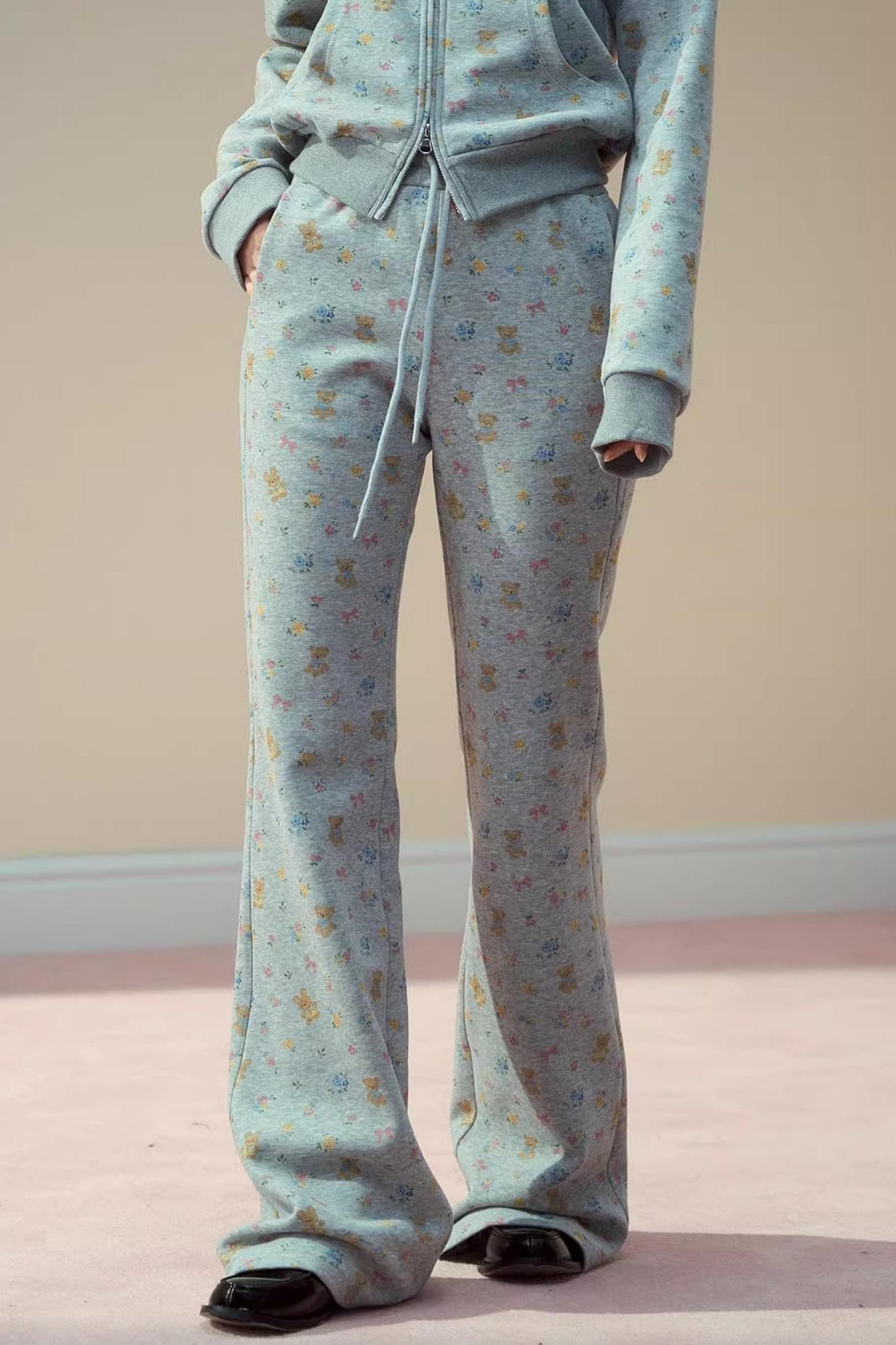 One-Shoulder Sweater With Trousers Set-Up