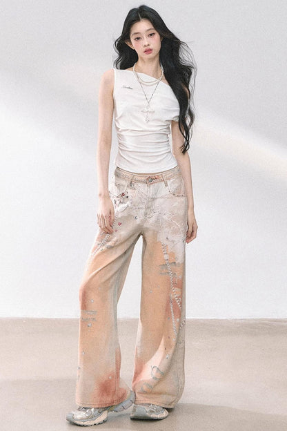 Shoulder-Baring Slim Crop T-Shirt