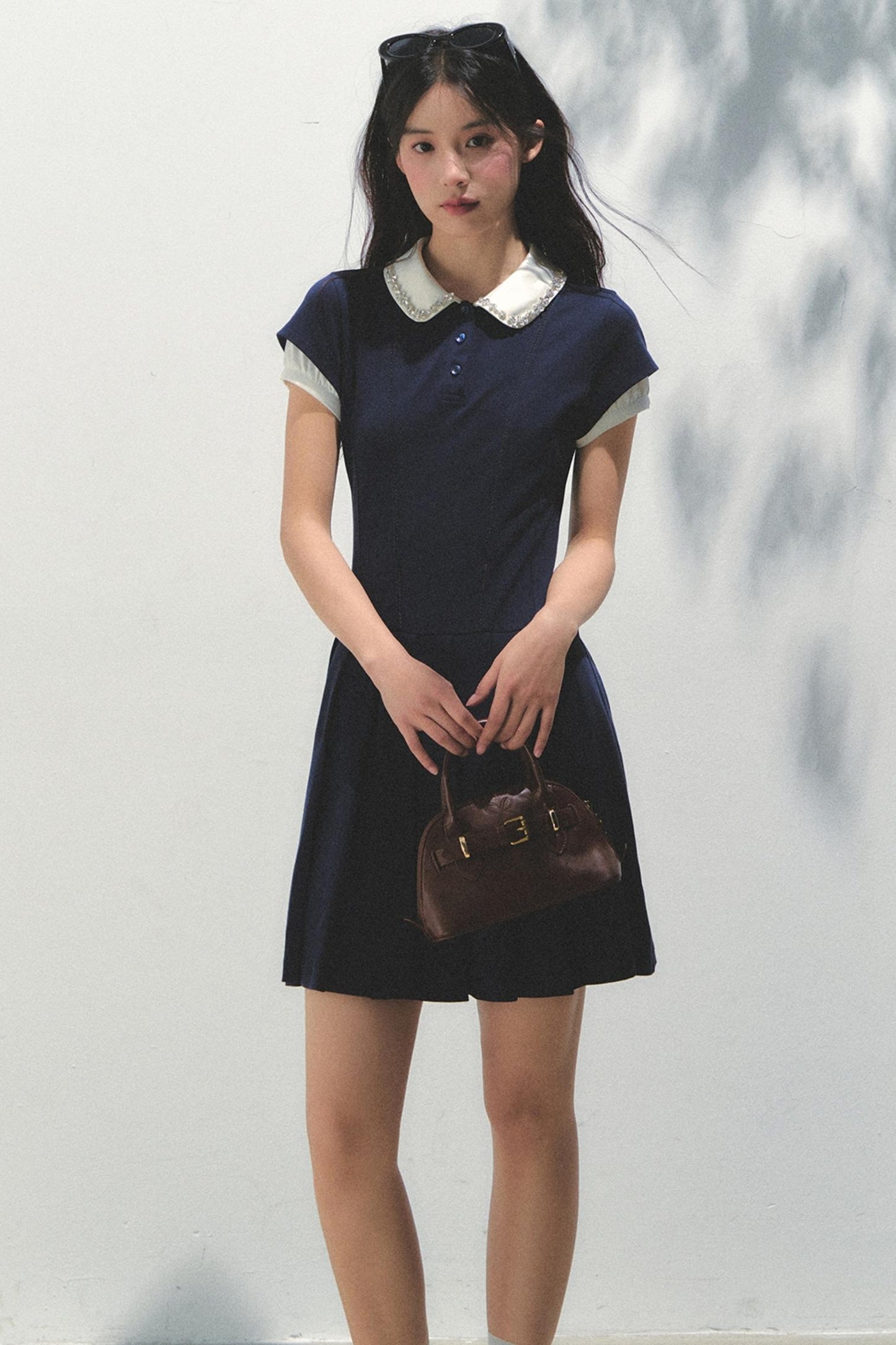 Pleated College Dress