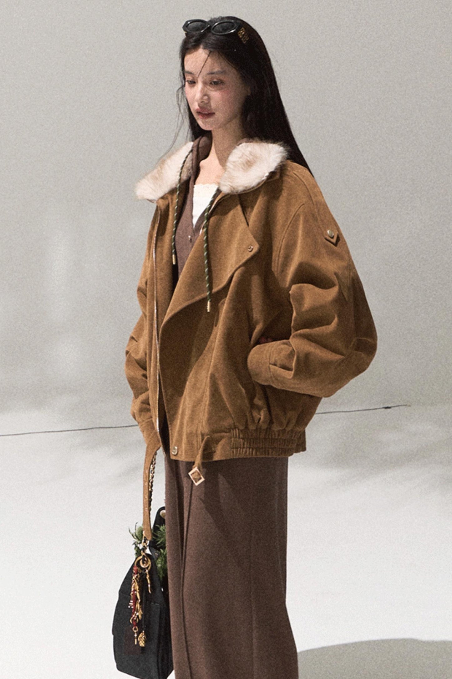 Tears Knit Top & Wide-Leg Pants Set-Up