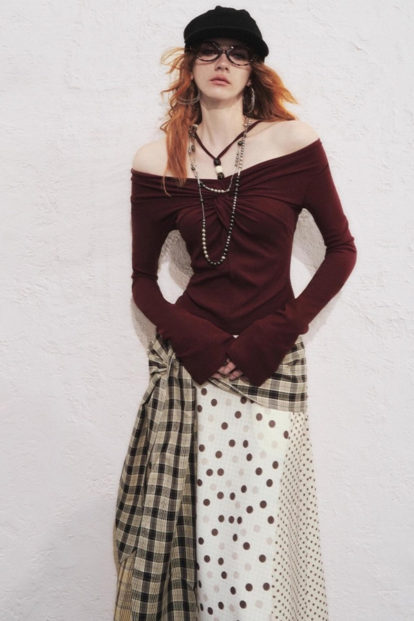 Sunset One-Shoulder T-Shirt