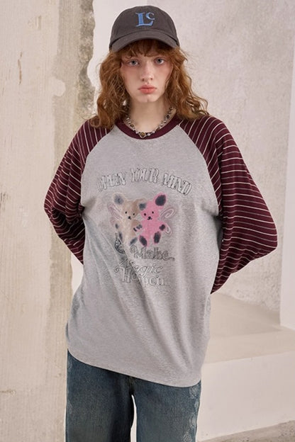 Two Bear Thin Striped Long Sleeve T-Shirt