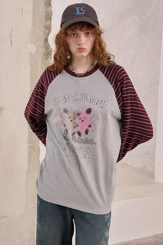 Two Bear Thin Striped Long Sleeve T-Shirt