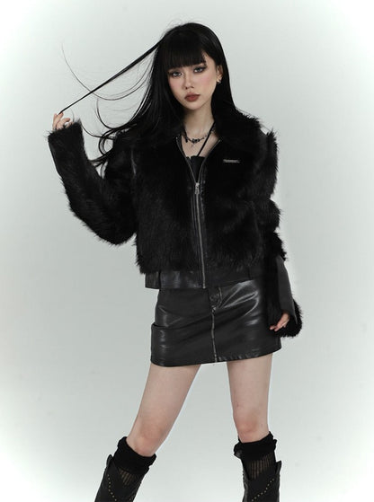 Imitation Fur Wool Lamb Jacket