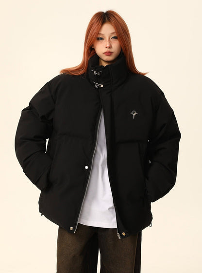 Stand-up collar bread jacket