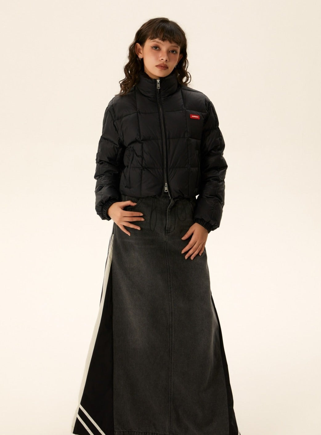 Long-sleeved Loose Down Jacket