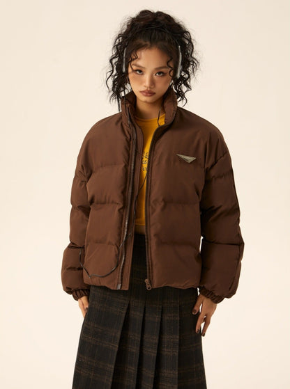 Long-sleeved Loose Down Jacket