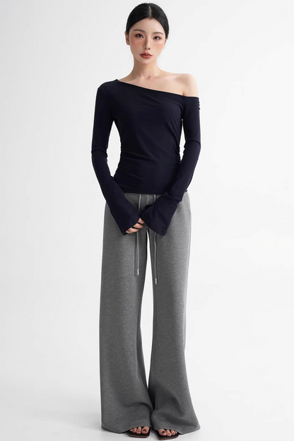 Tencel Asymmetrical Flared Top