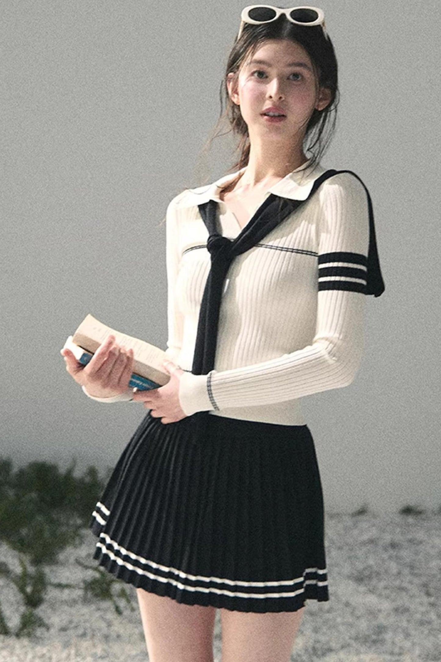 Delhi College Knit Top Set