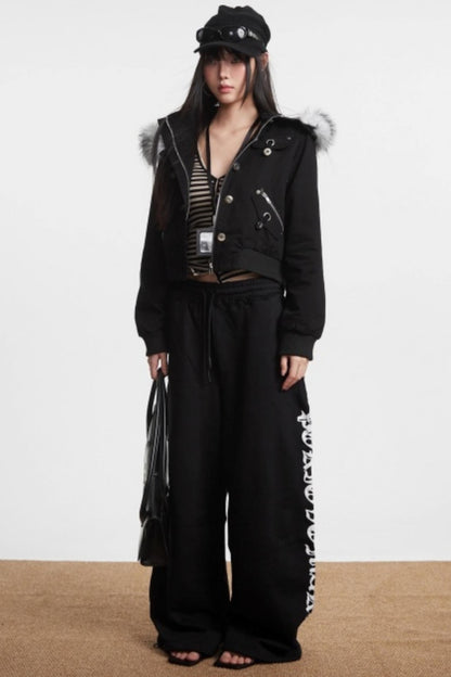 Retro Light Green Hooded Jacket