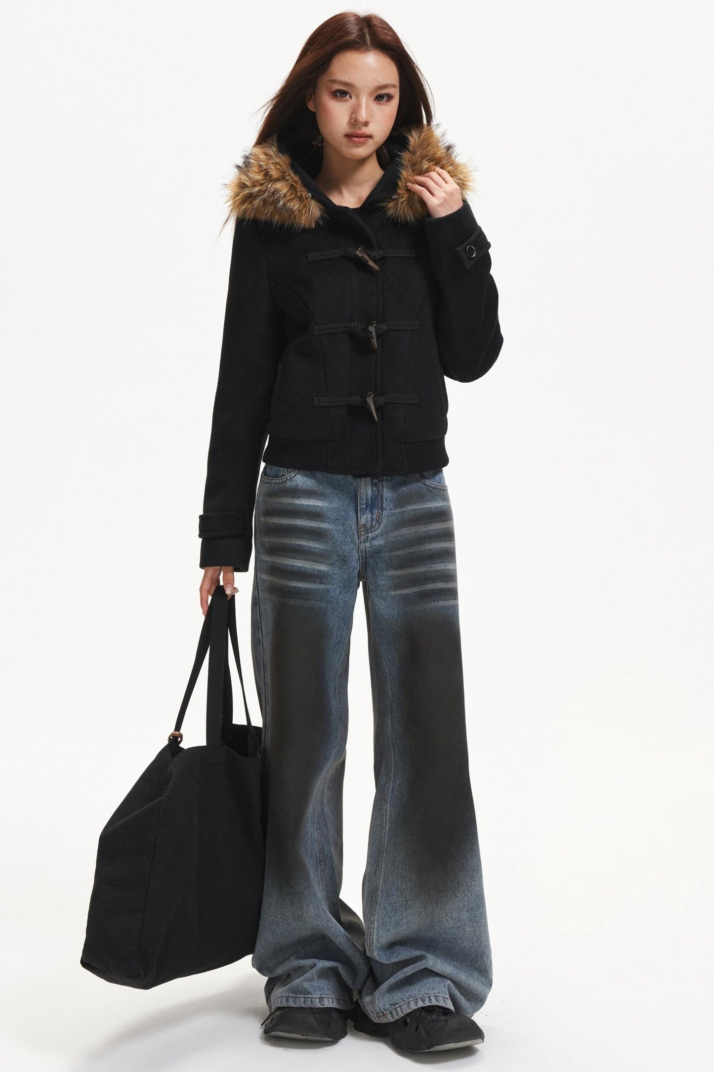 Retro Woolen Jacket & Pants Set-Up