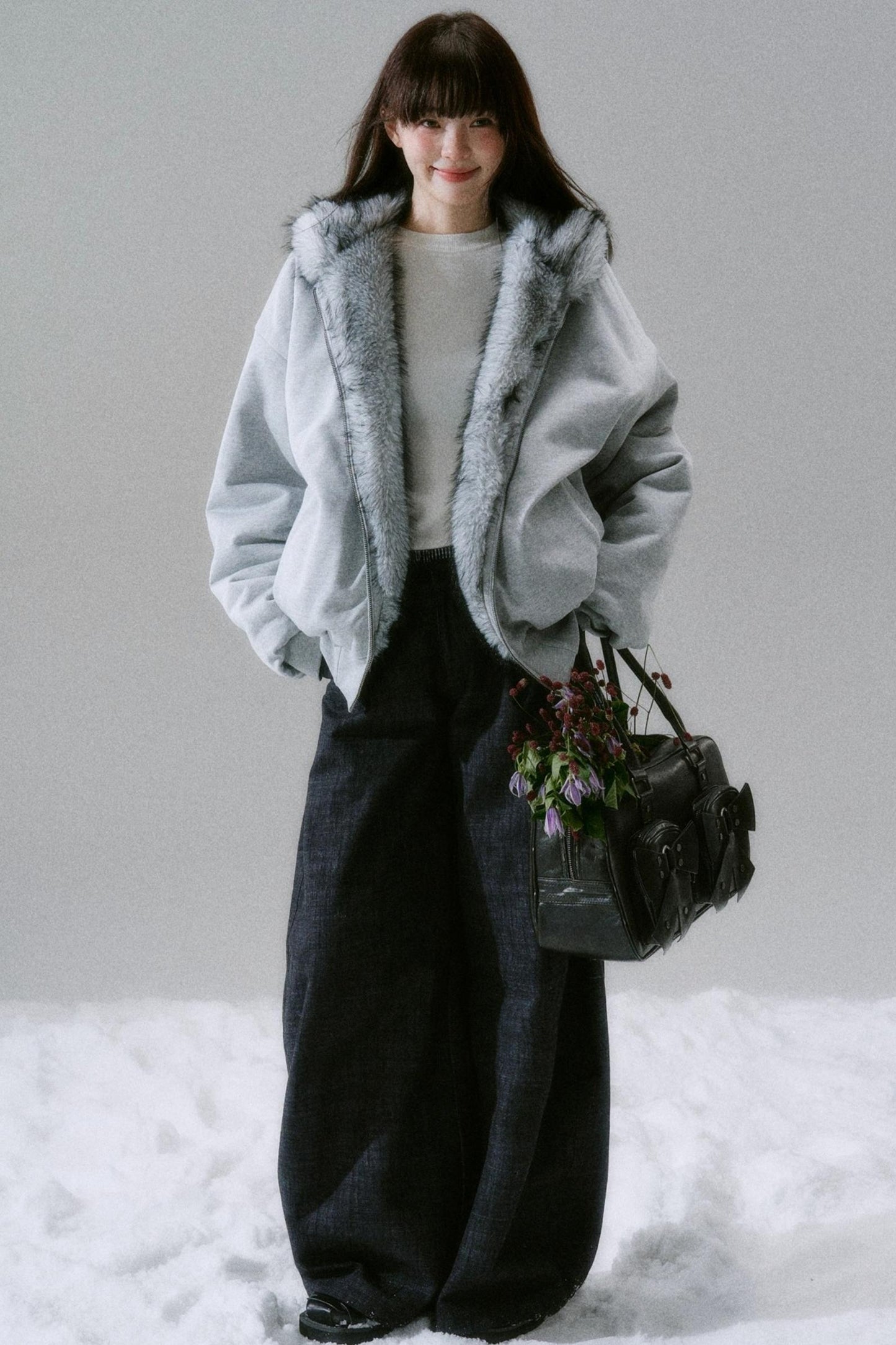 Casual Plush Reversible Jacket