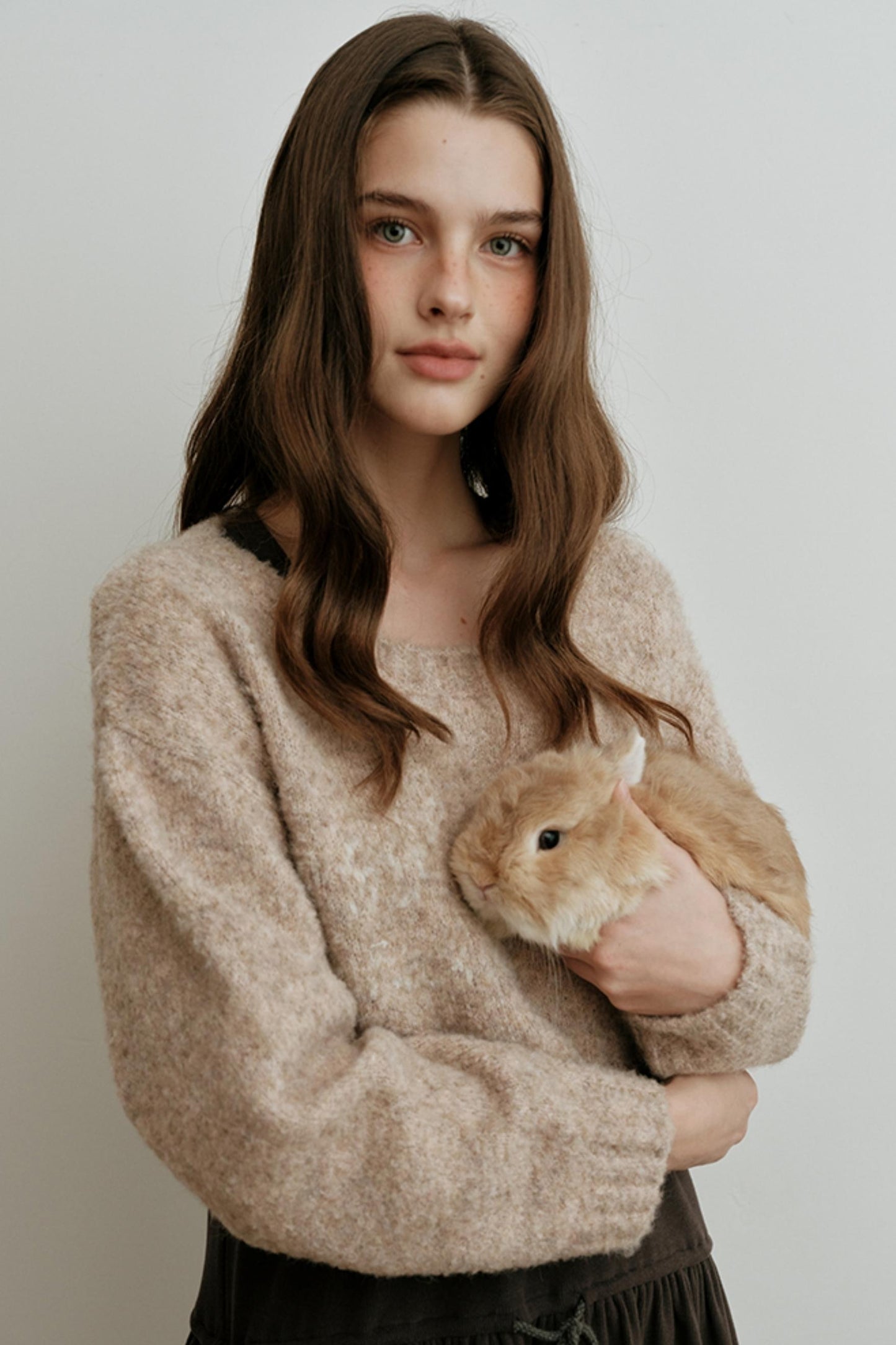 Light Luxury Wool Jacquard Top