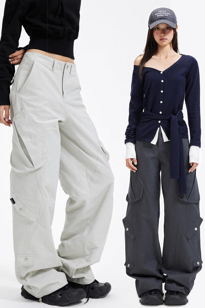 Versatile Casual Wide-Leg Pants