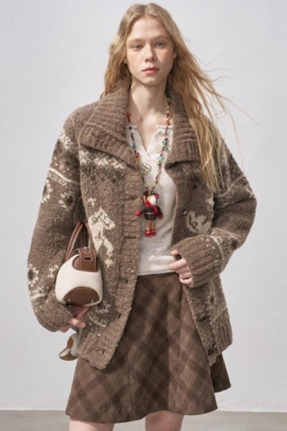 Bird and Pony Knit Cardigan