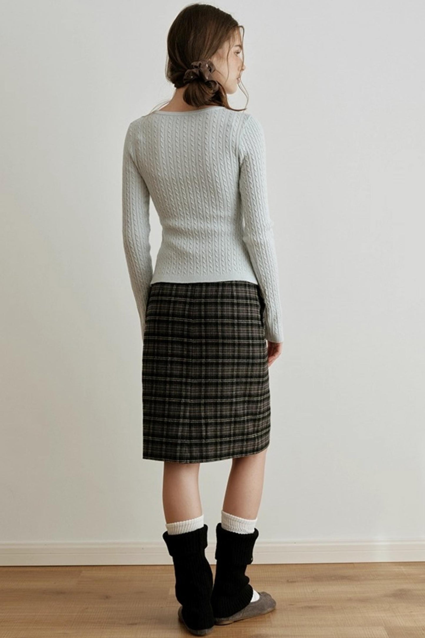 Velvet Twist Knitting Top