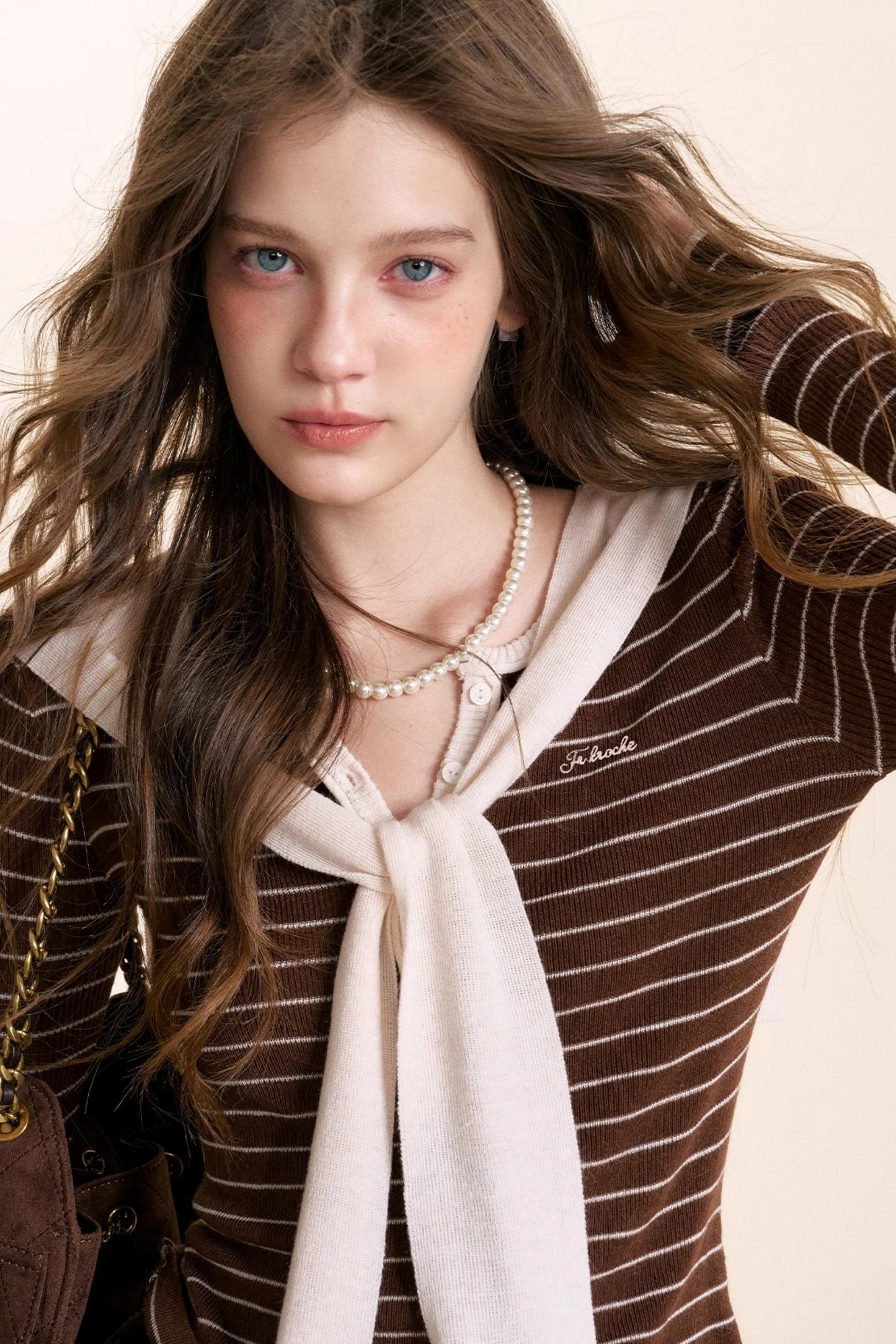 Navycore Wool Blend Knit Top