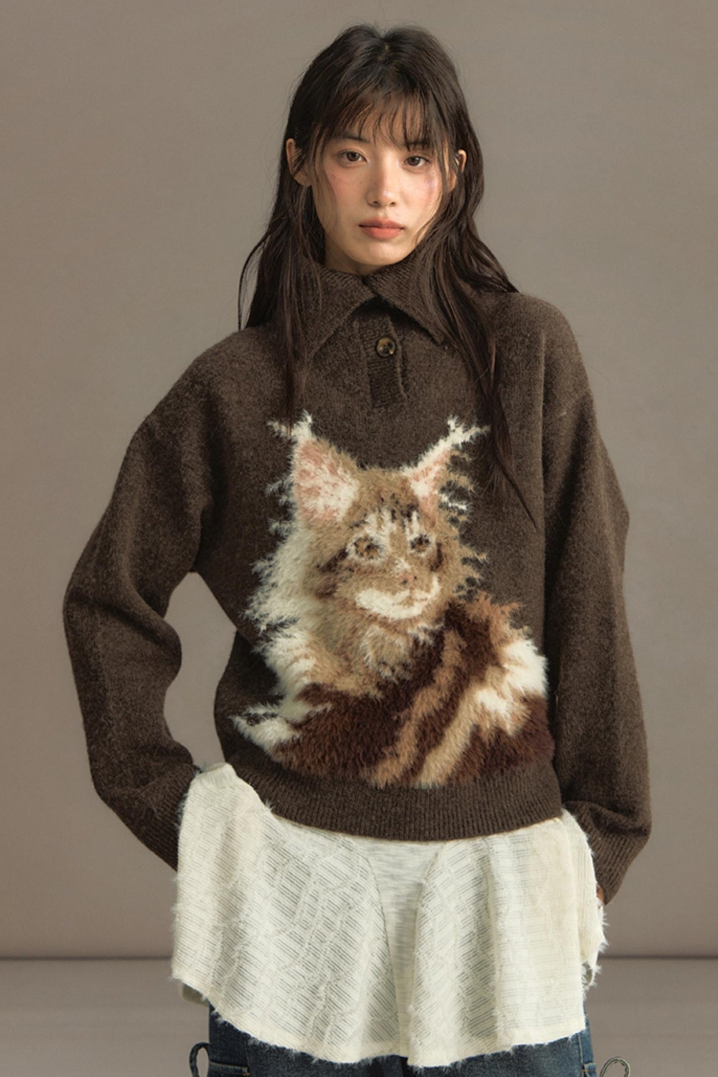 Soft Woolen Knitted Sweater Top