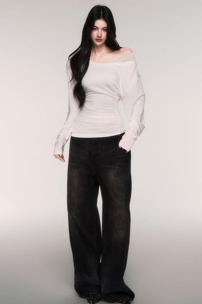 Lazy Sophisticated Lace Top