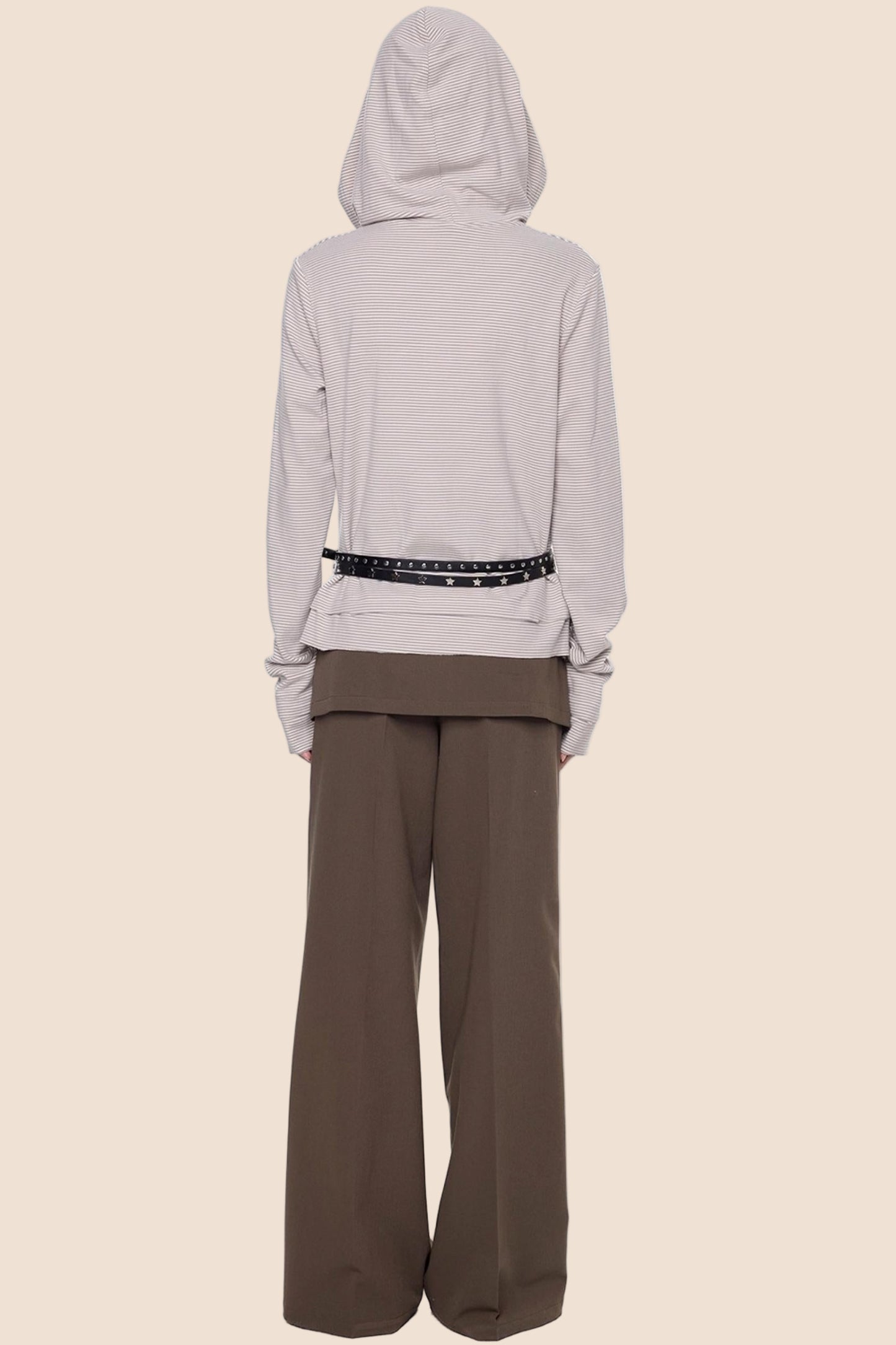 Embroidered Striped Long Sleeve Tee