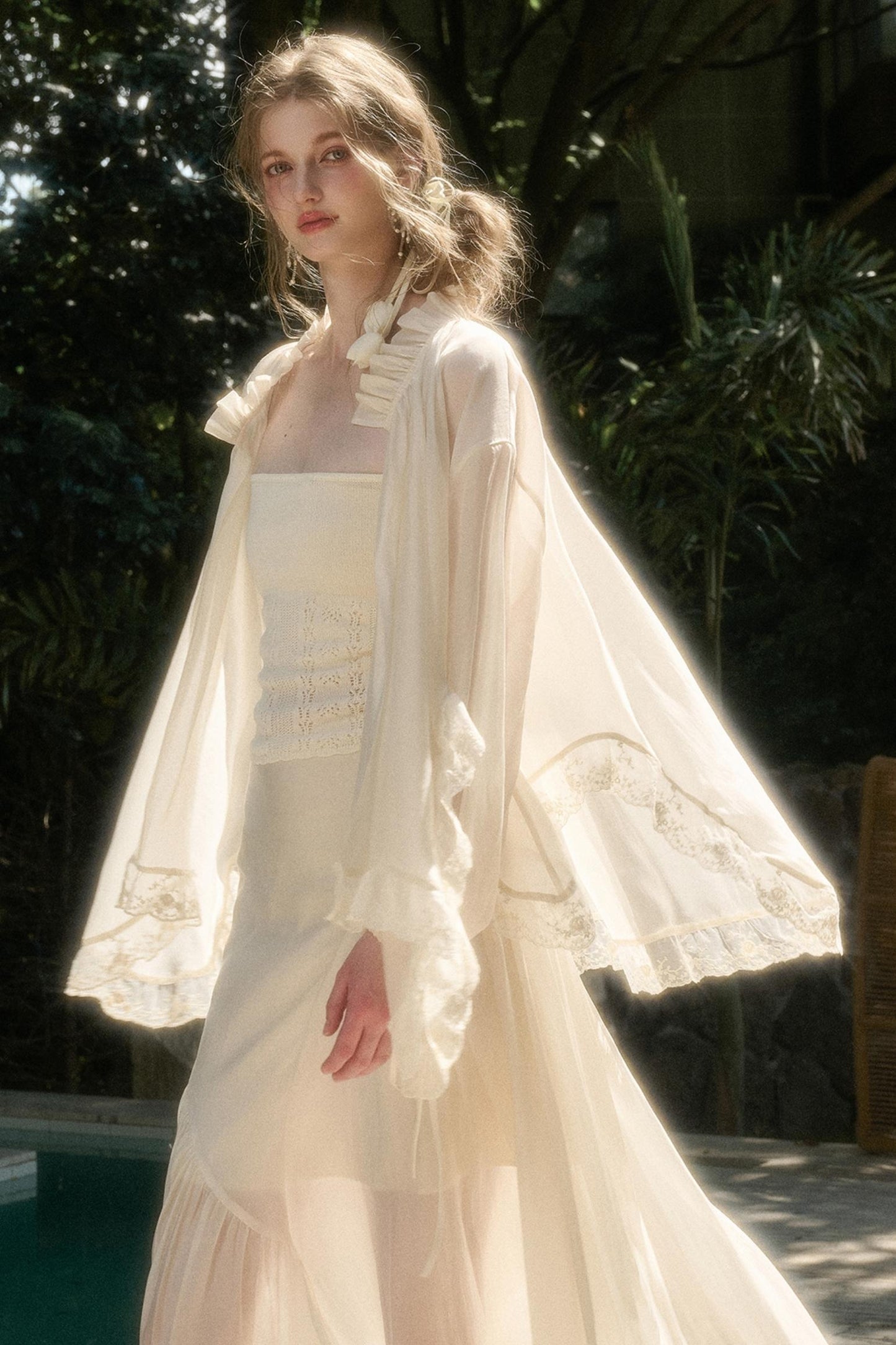 Galaxy Lace Shirt Jacket