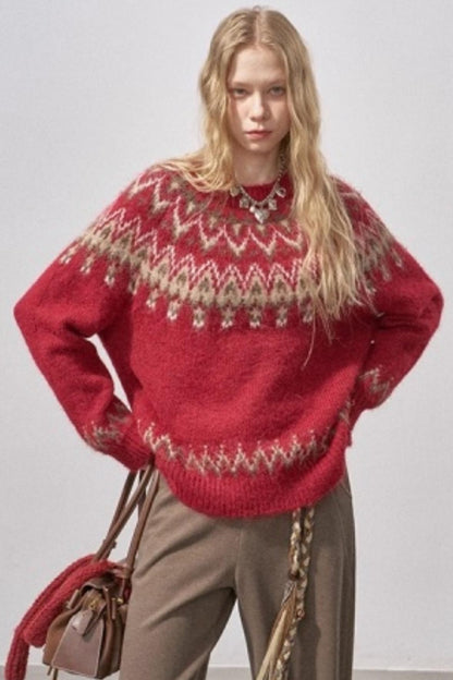 Festive Fair Isle Sweater
