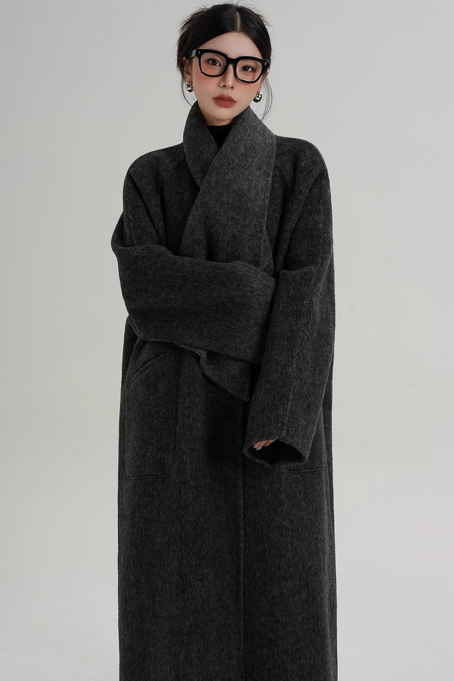 Reversible Woolen Wool Coat
