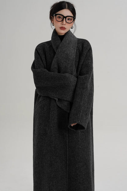 Reversible Woolen Wool Coat