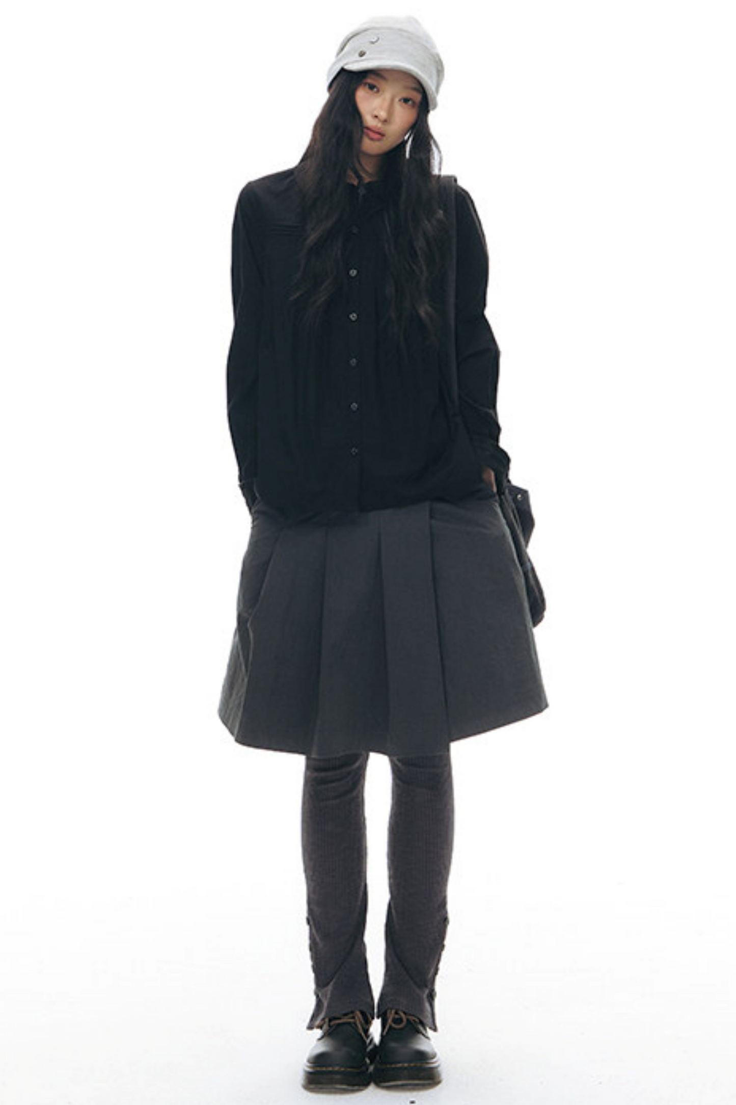 Pure Cotton Pleated Blouse