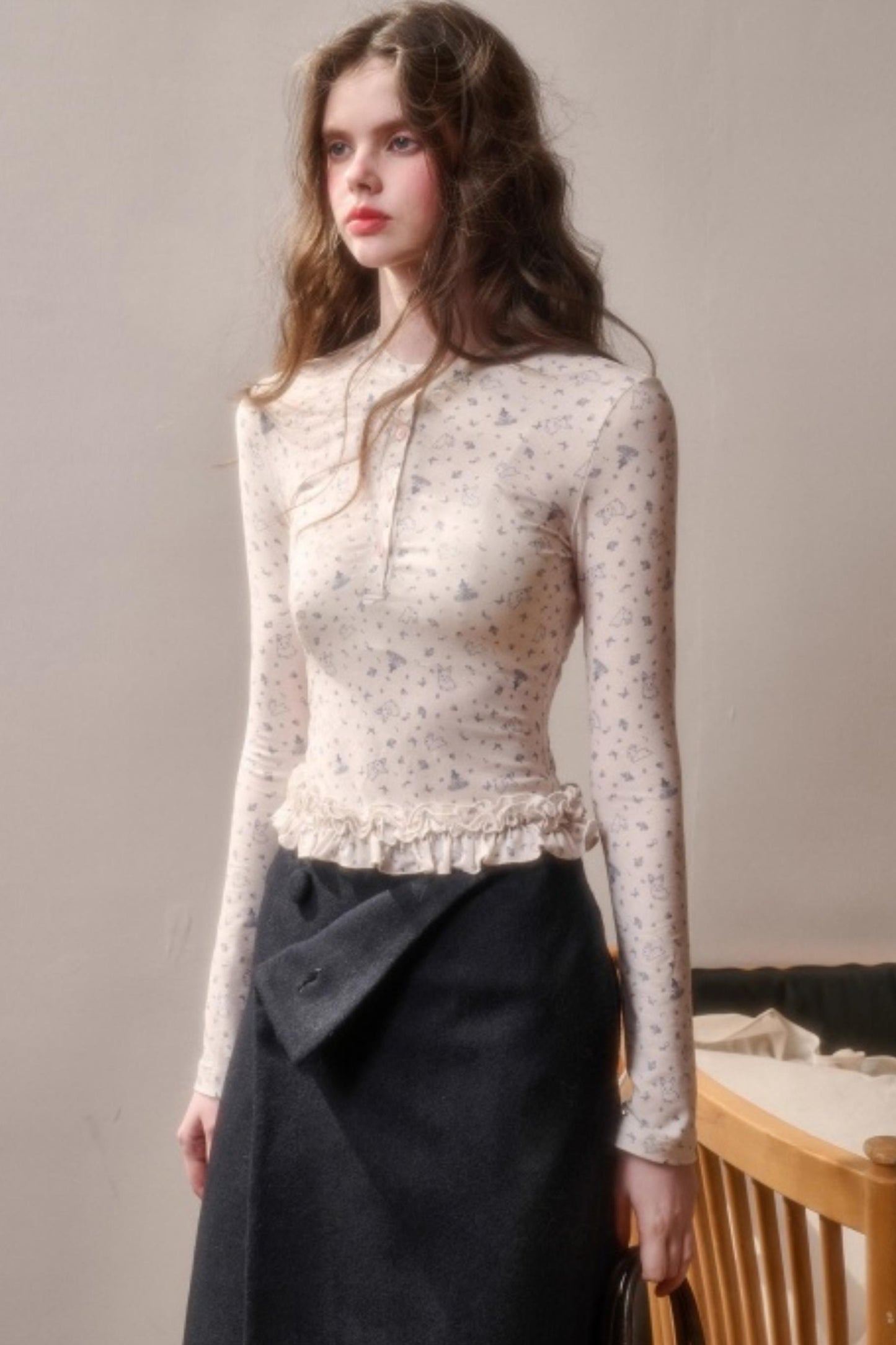 Fluffy Rabbit Lace Top