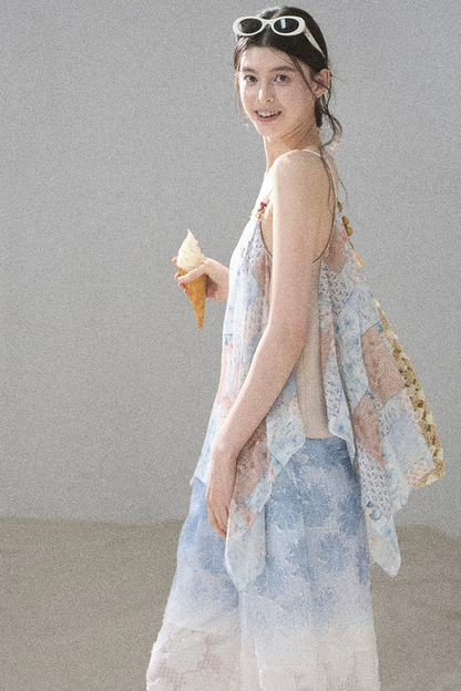 Whisper of Flowers Chiffon Top