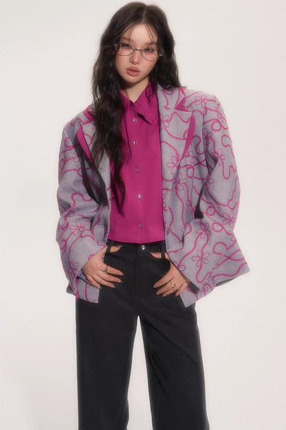 Art Design Silhouette Suit Set-Up