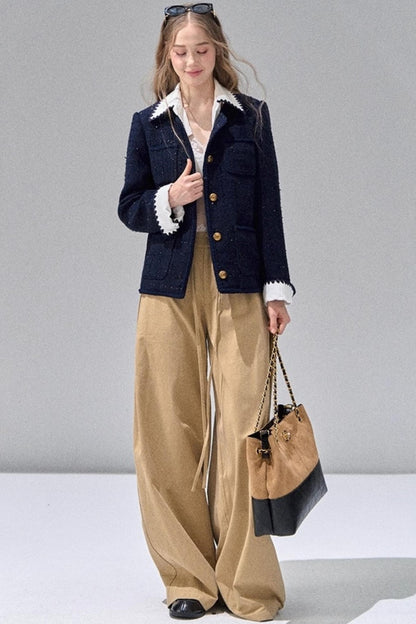 Straight Loose Casual Trousers