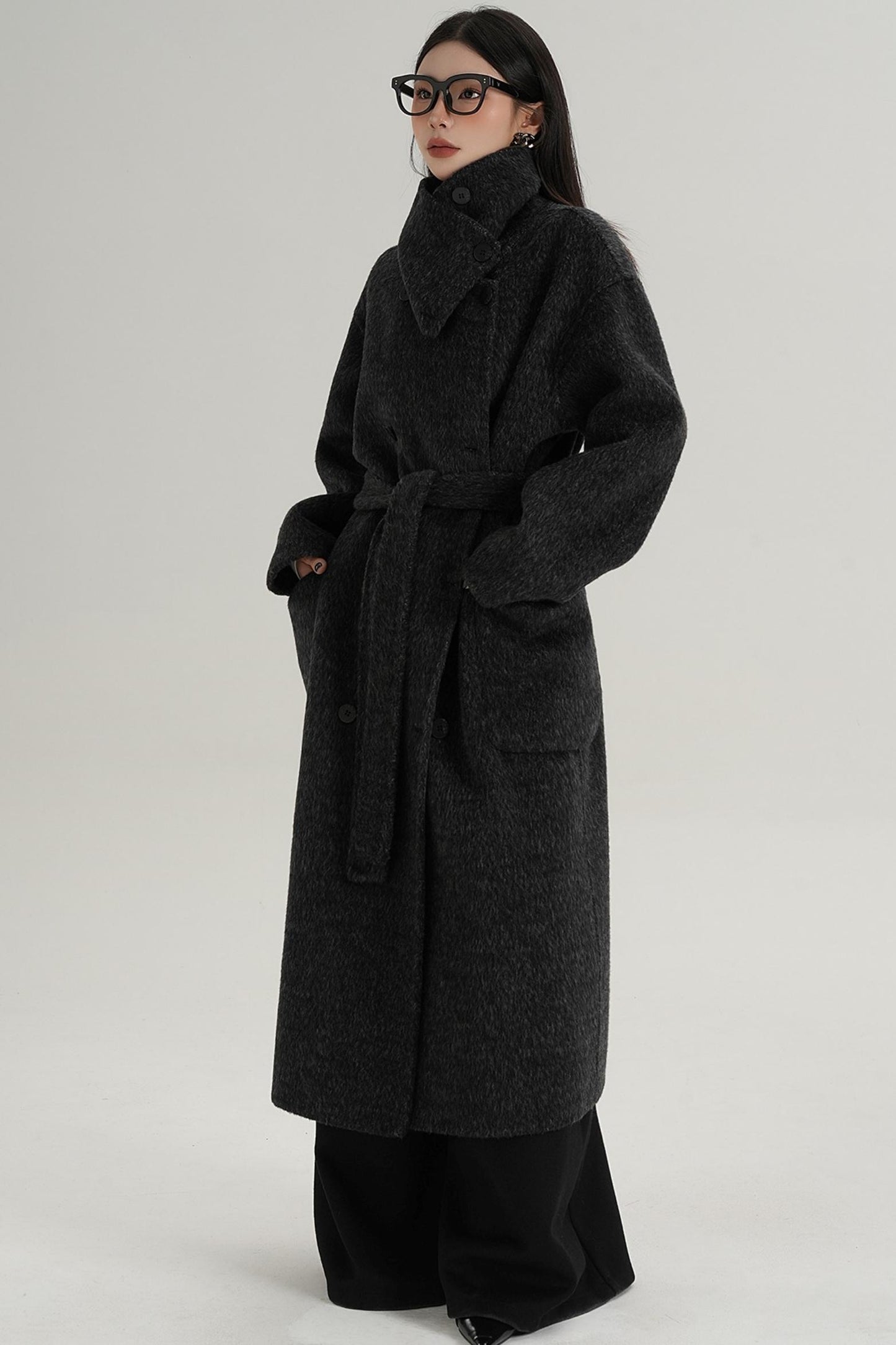 Square Wool Coat