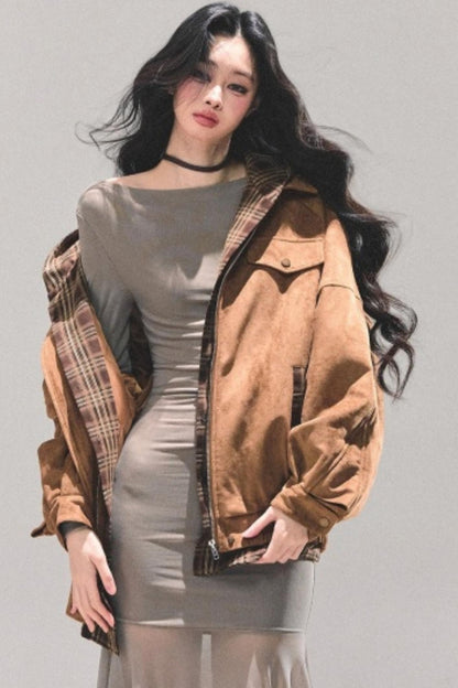 Slim-Fit Autumn Dress