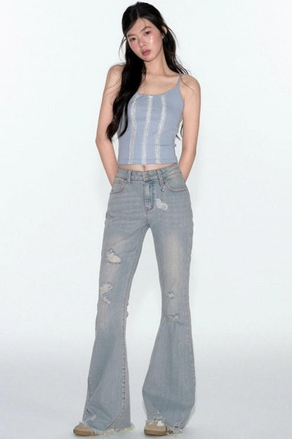 Original Slim Jacquard Short Sleeve Top Set-Up