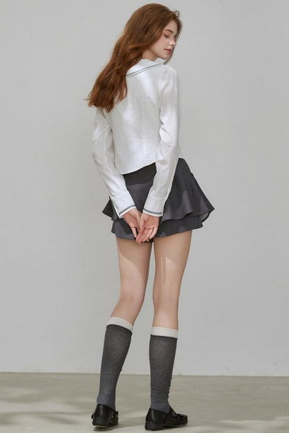 Basic Thin Maritime Casual Shirt