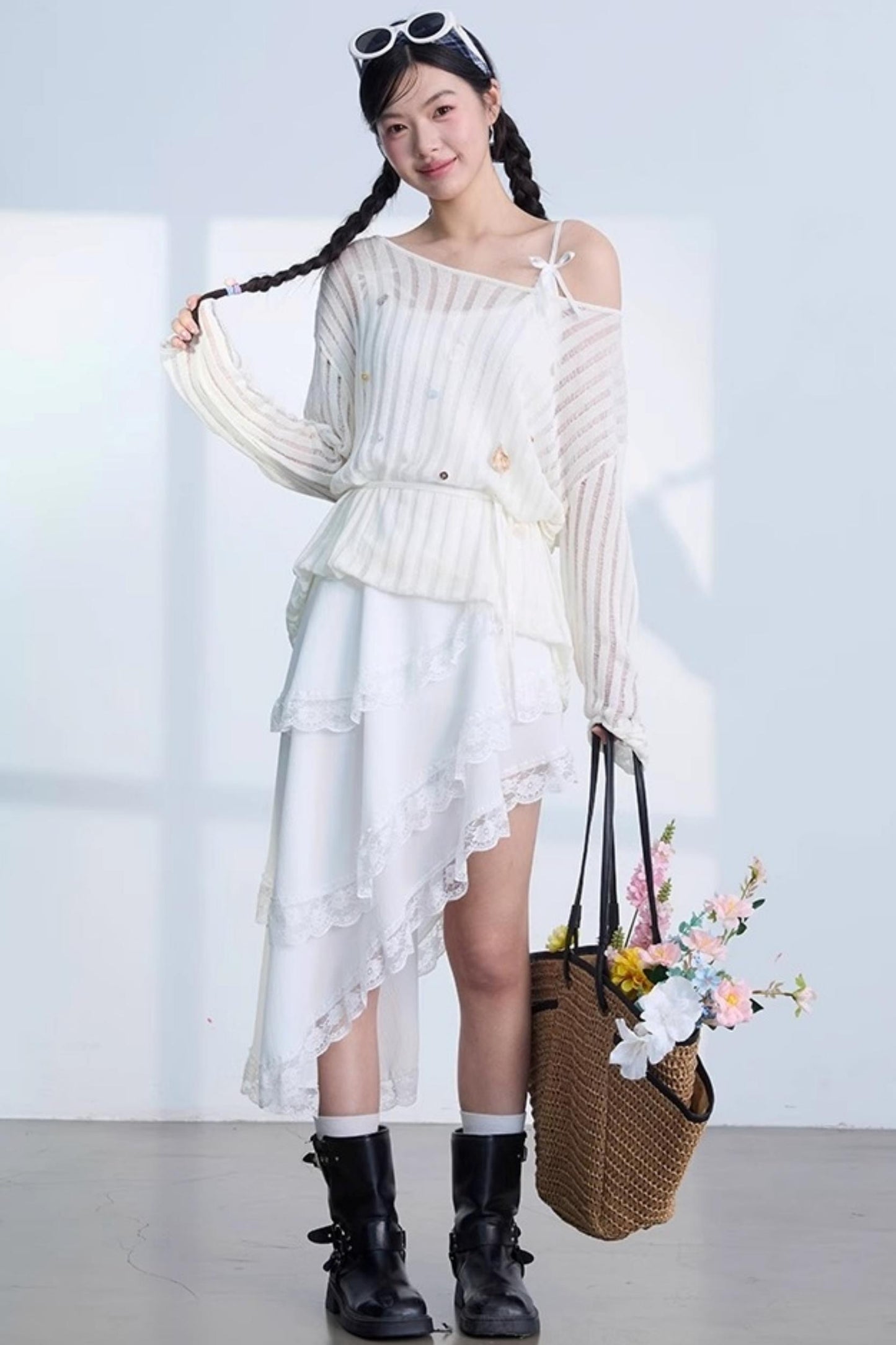 Chic Sunscreen Blouse