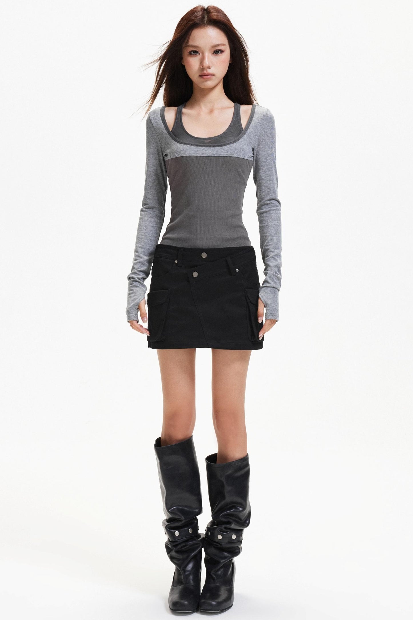 Patchwork Lyocell Camisole