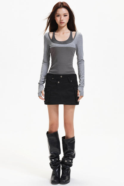 Patchwork Lyocell Camisole