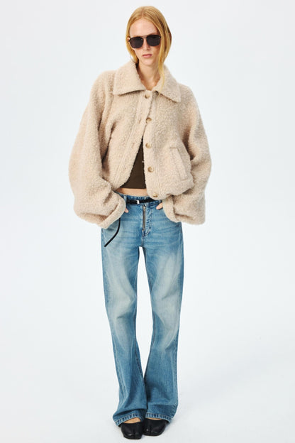 Narrow Suede Cowhide Brown Belt