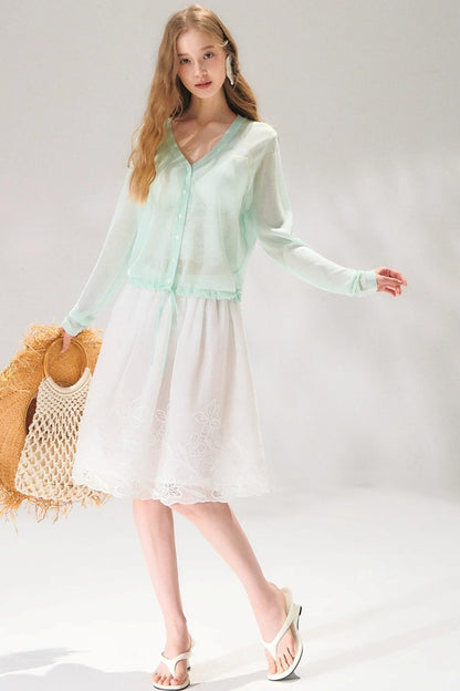 Ice Silk Sun Protection Cardigan Top