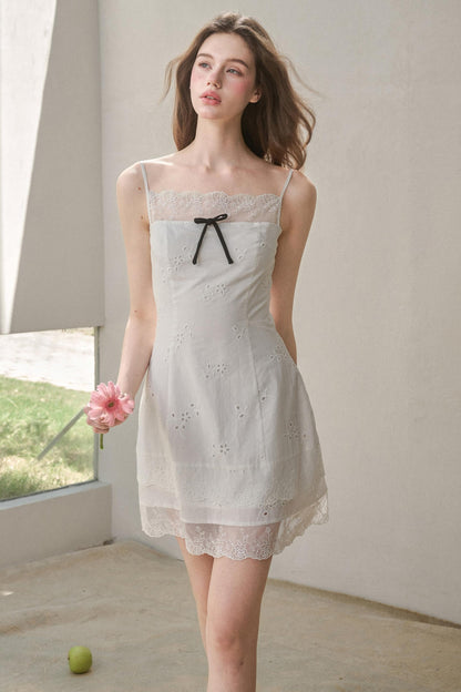 Embroidered Lace Sundress